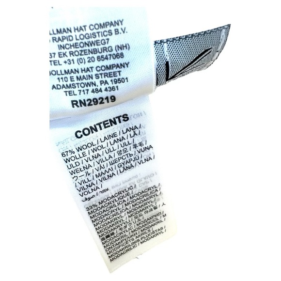 KANGOL | Bucket Safari Hat White Unisex M Medium Wool Acrylic - Picture 6 of 7